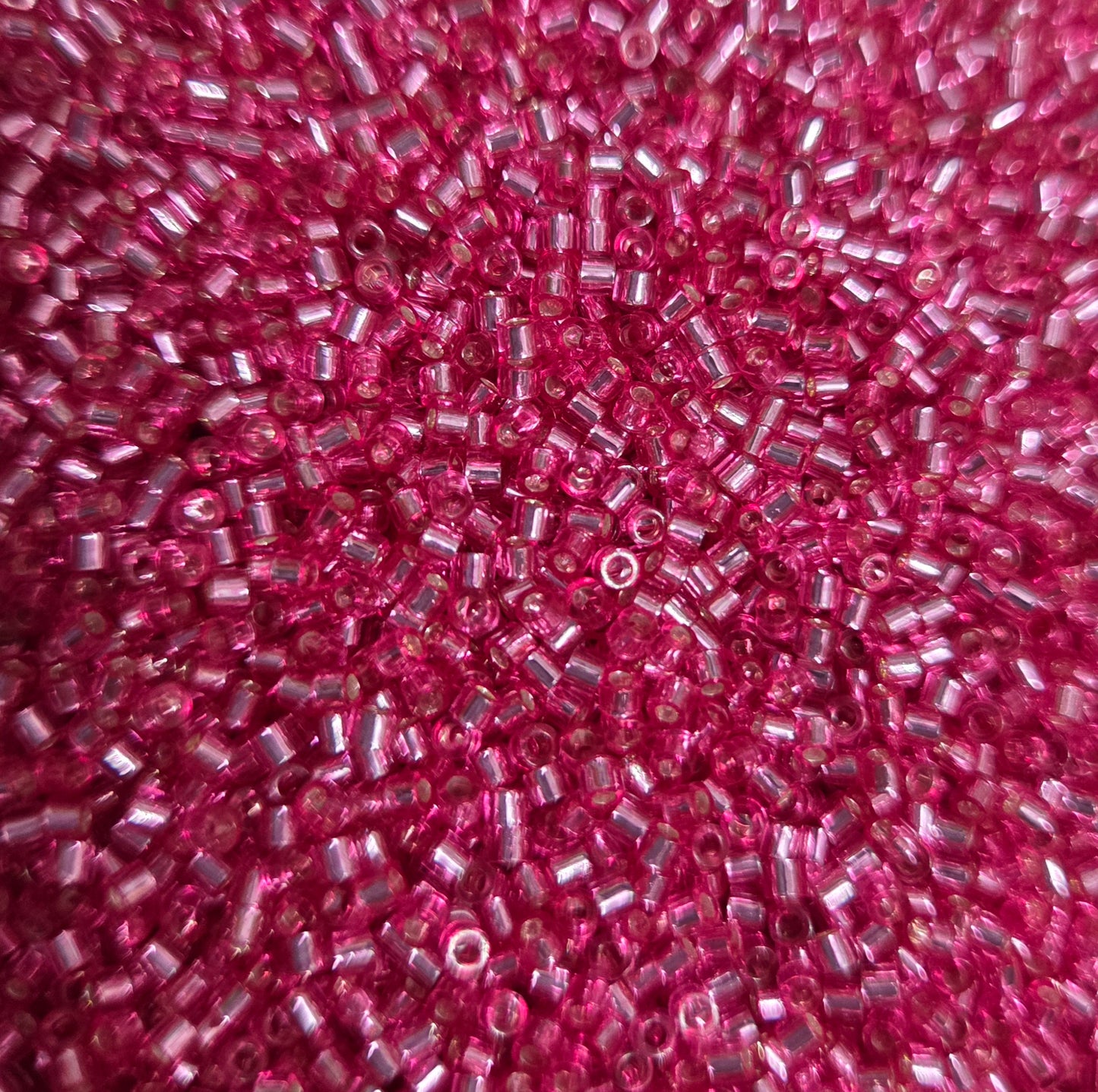 Pink Silver Lined 11/0 Delica