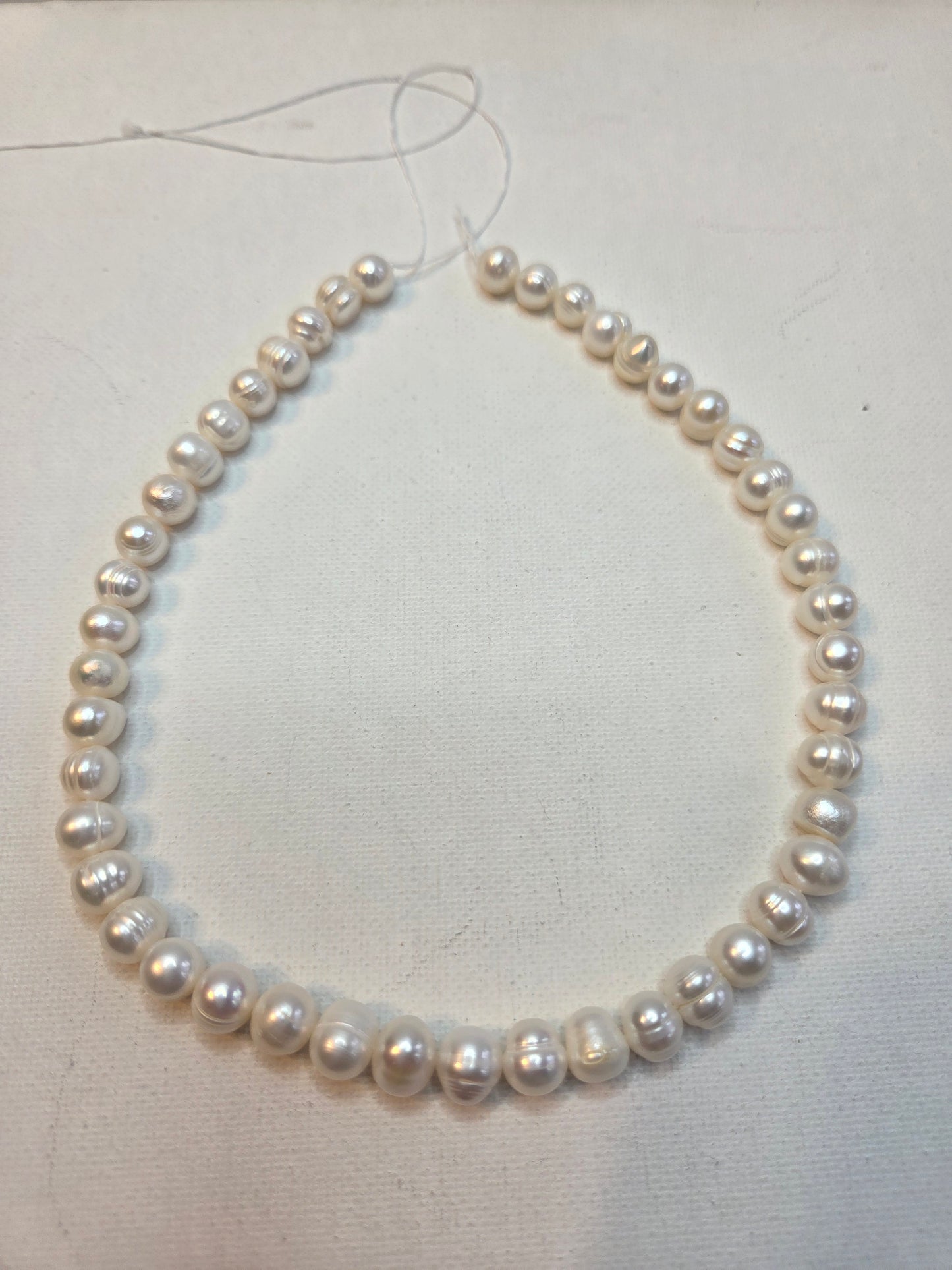 White Fresh Water Pearl Beads