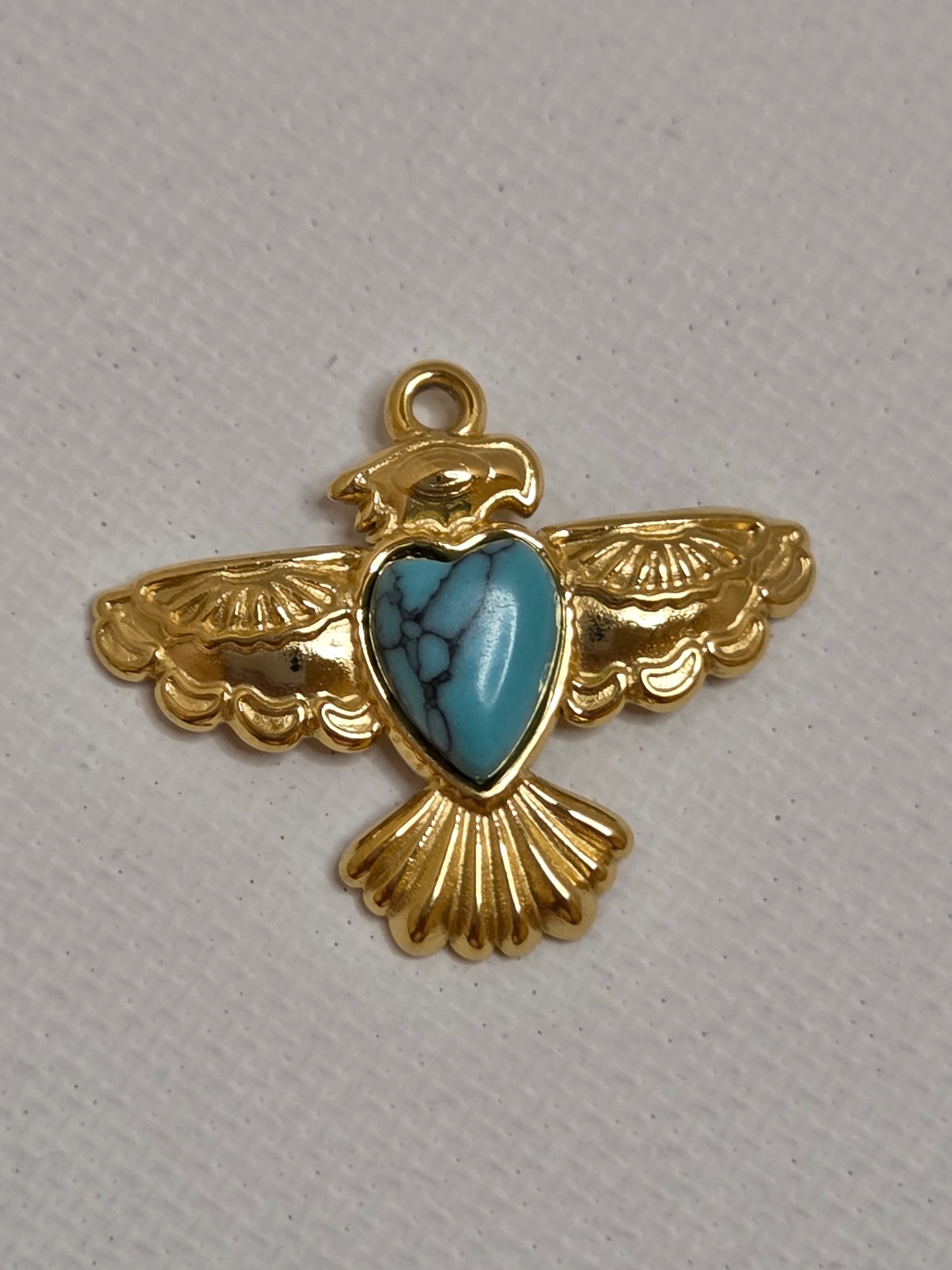 Stainless Steel Eagle Charm