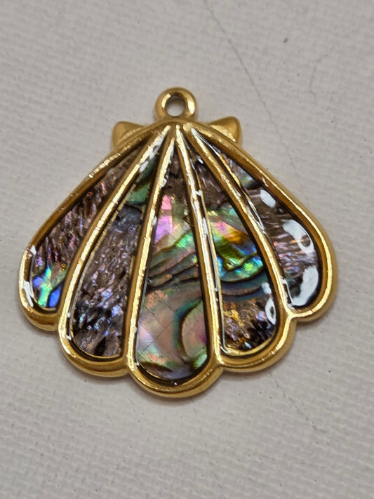 Abalone Shell Clam Charm