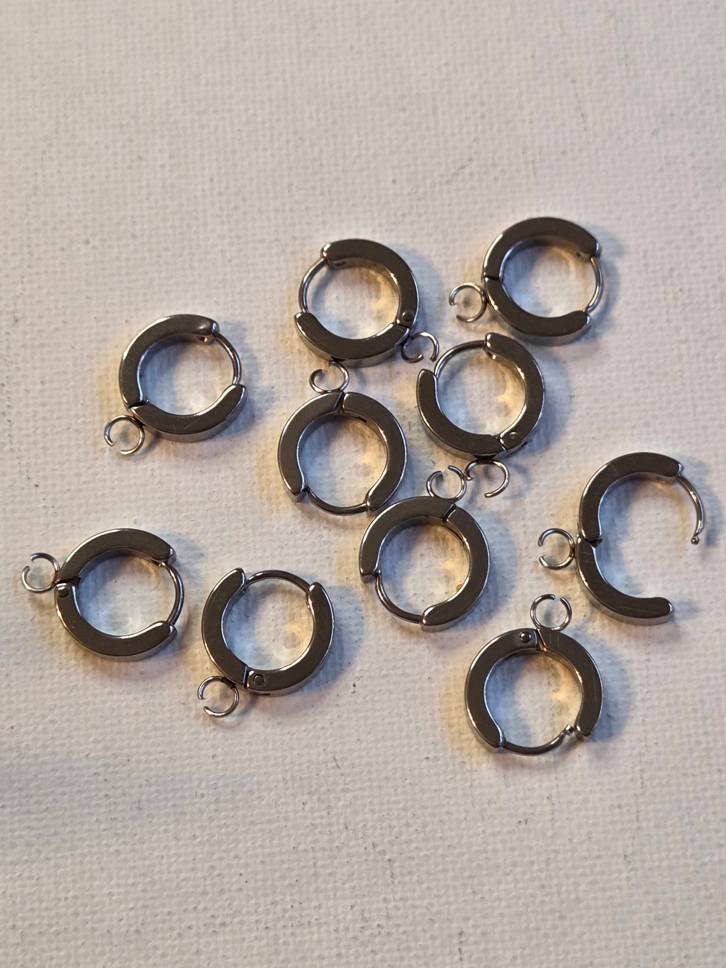 Stainless Steel Huggie Hoops