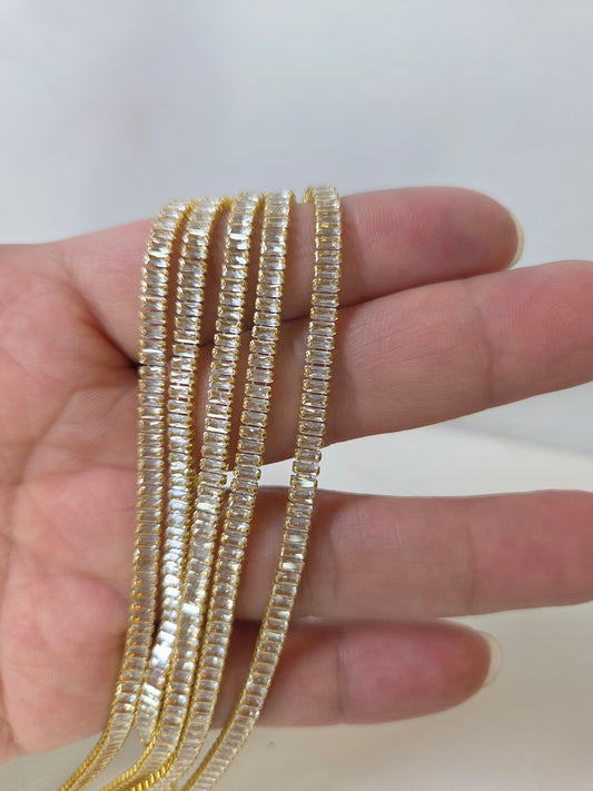 Clear Rhinestone Cup chain