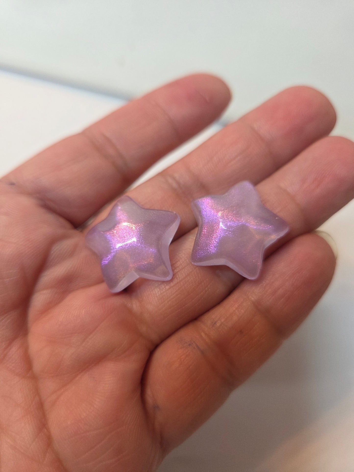 Purple Star Cabochons