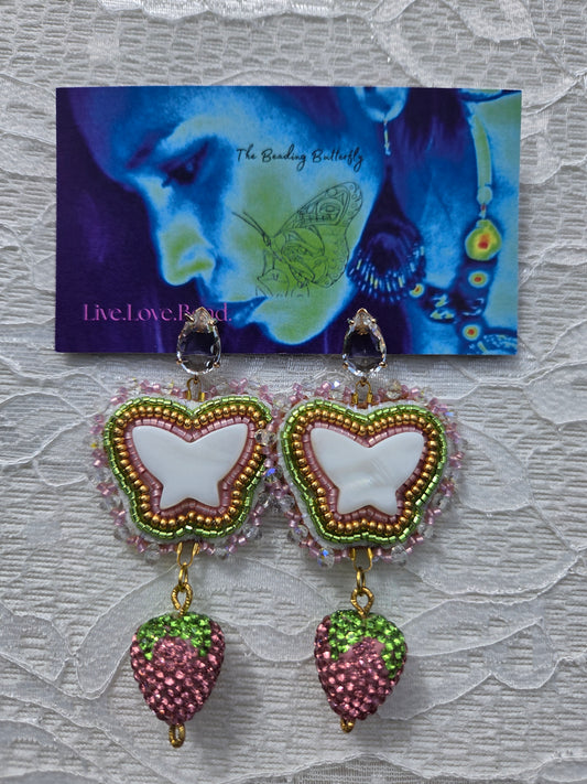 Butterfly Berry Spring Dreams Earrings