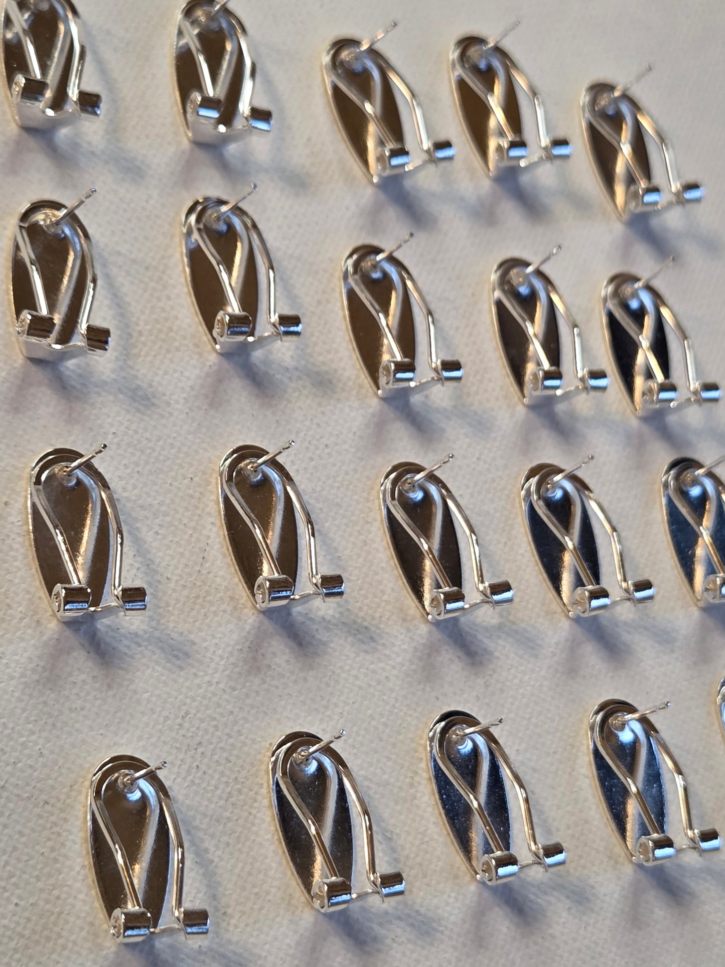 Silver Finger Nail Posts